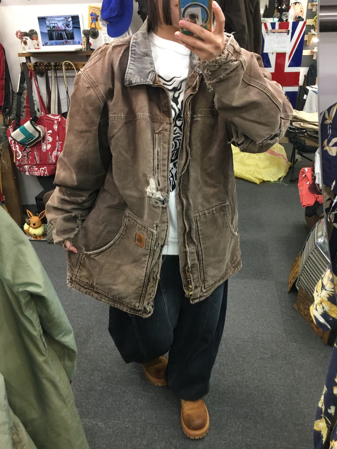 빈티지 칼하트 워크자켓 상품이미지1