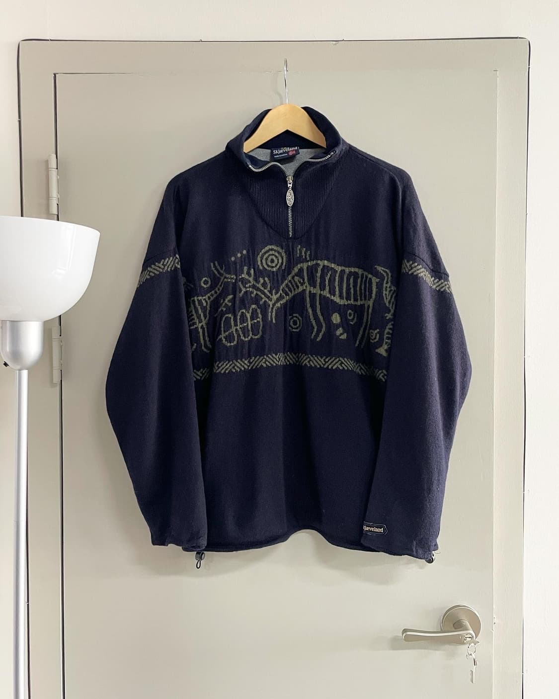 노르웨이제 스크재블랜드 쿼터 집업 스웨터 (105) 상품이미지1