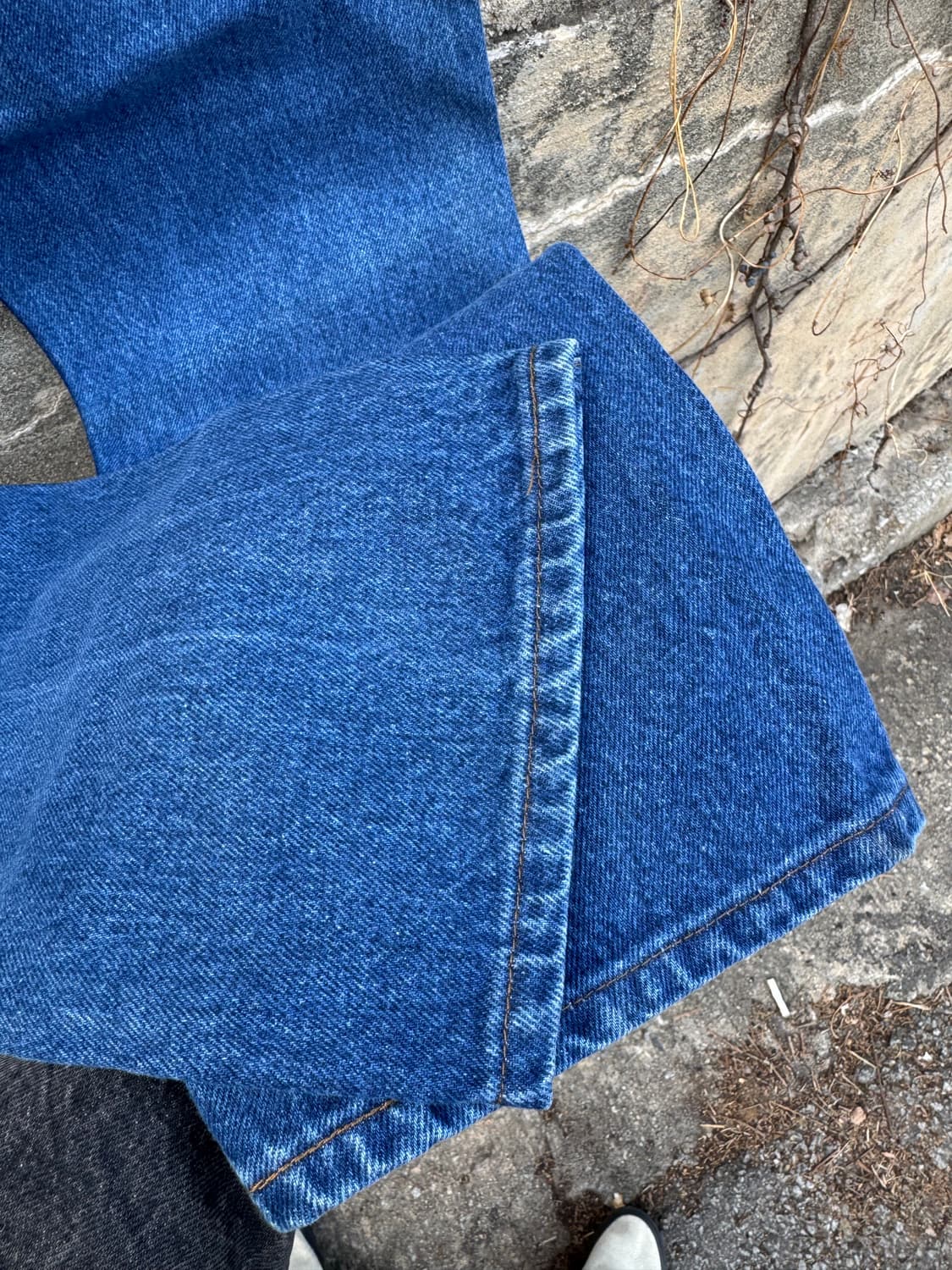 90s lee 빈티지 200 스트레이트핏 워싱 데님 팬츠 상품이미지7