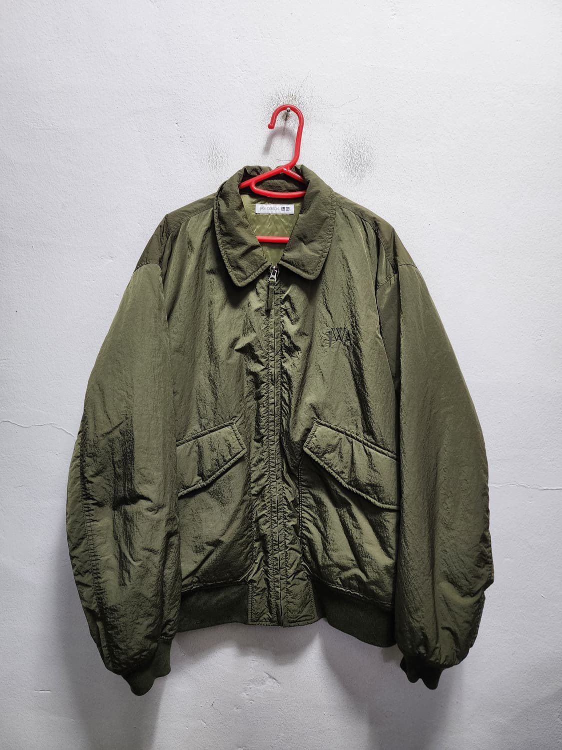 JW앤더슨 유니클로 카키색 봄버자켓 XL 상품이미지1