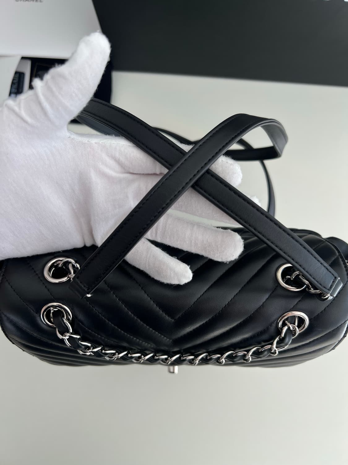 샤넬 어반 스피릿 쉐브론 백팩 램스킨 상품이미지6