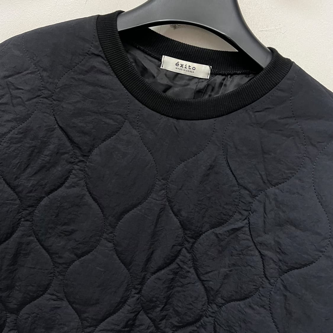 VTG 엑시토 블랙 퀼팅 맨투맨 FREE 상품이미지3