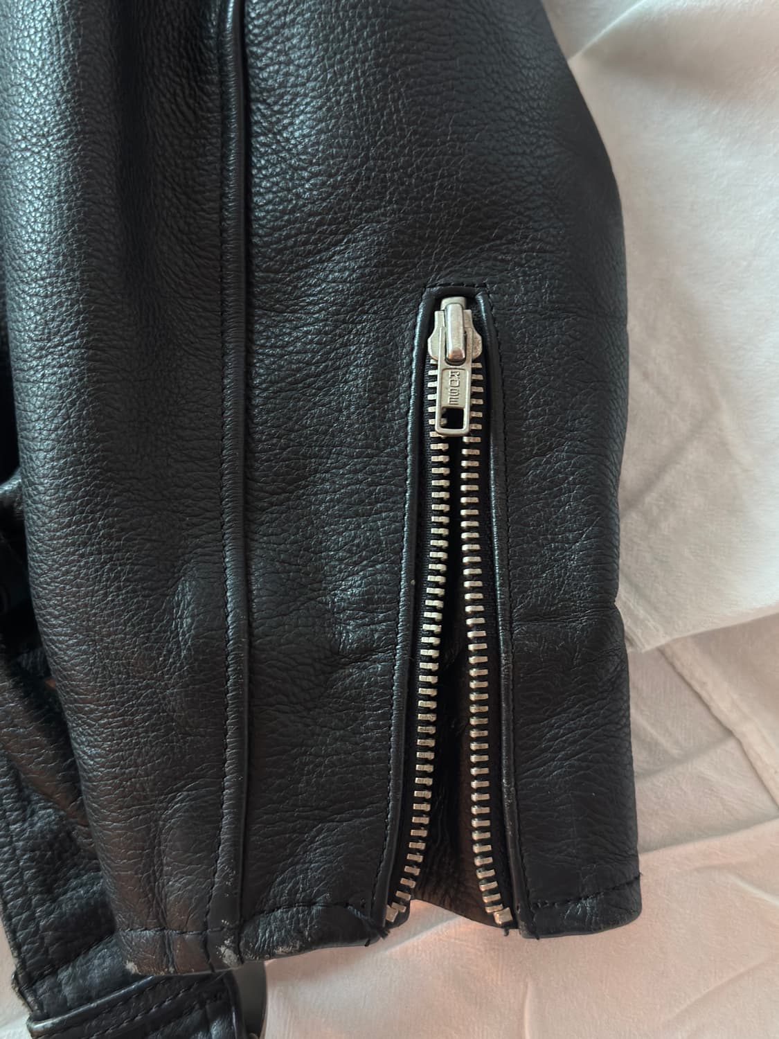 할리데이비슨 더블 가죽 라이더 자켓 46size 상품이미지5