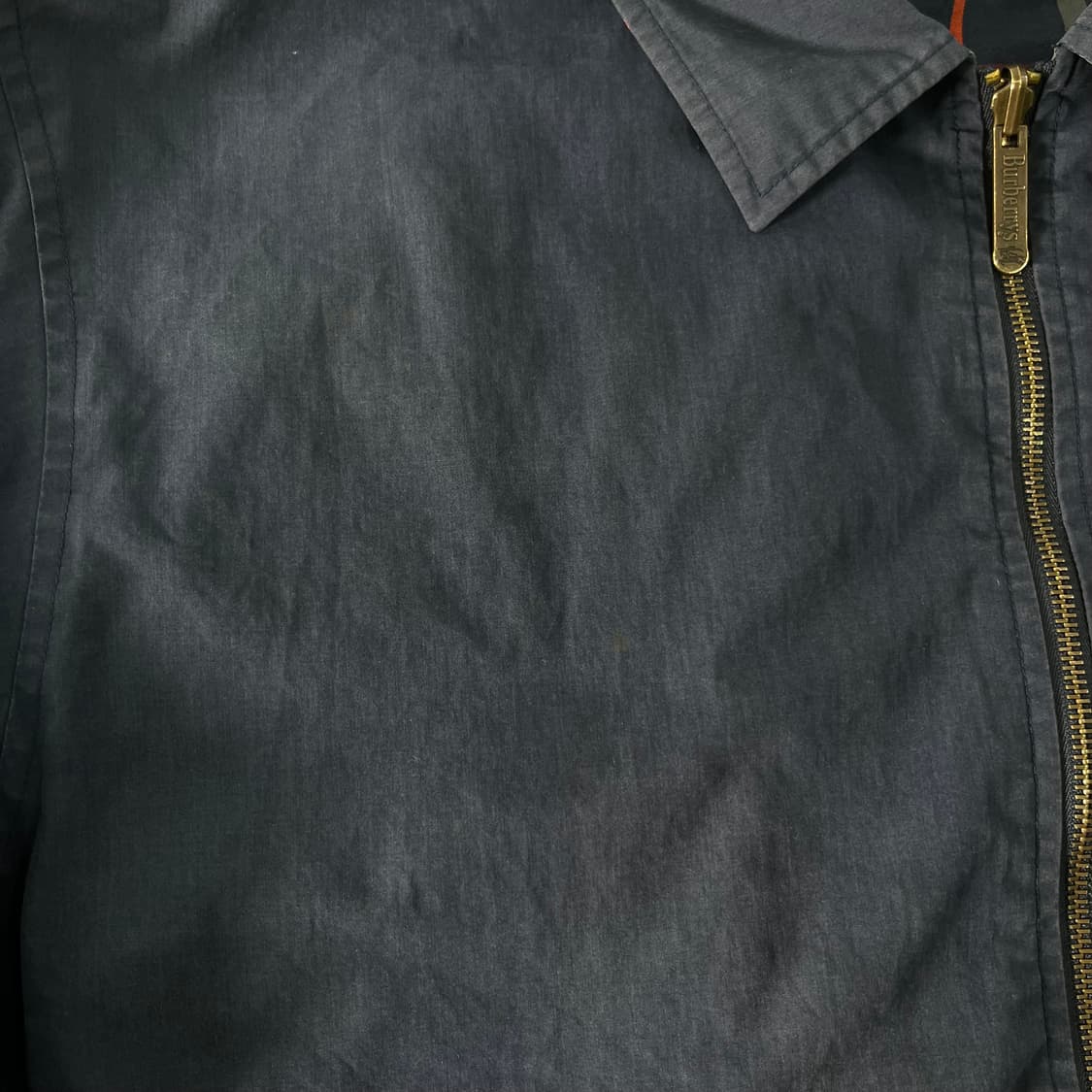 100 버버리 90s 노바체크 리버시블 블루종 자켓  상품이미지6