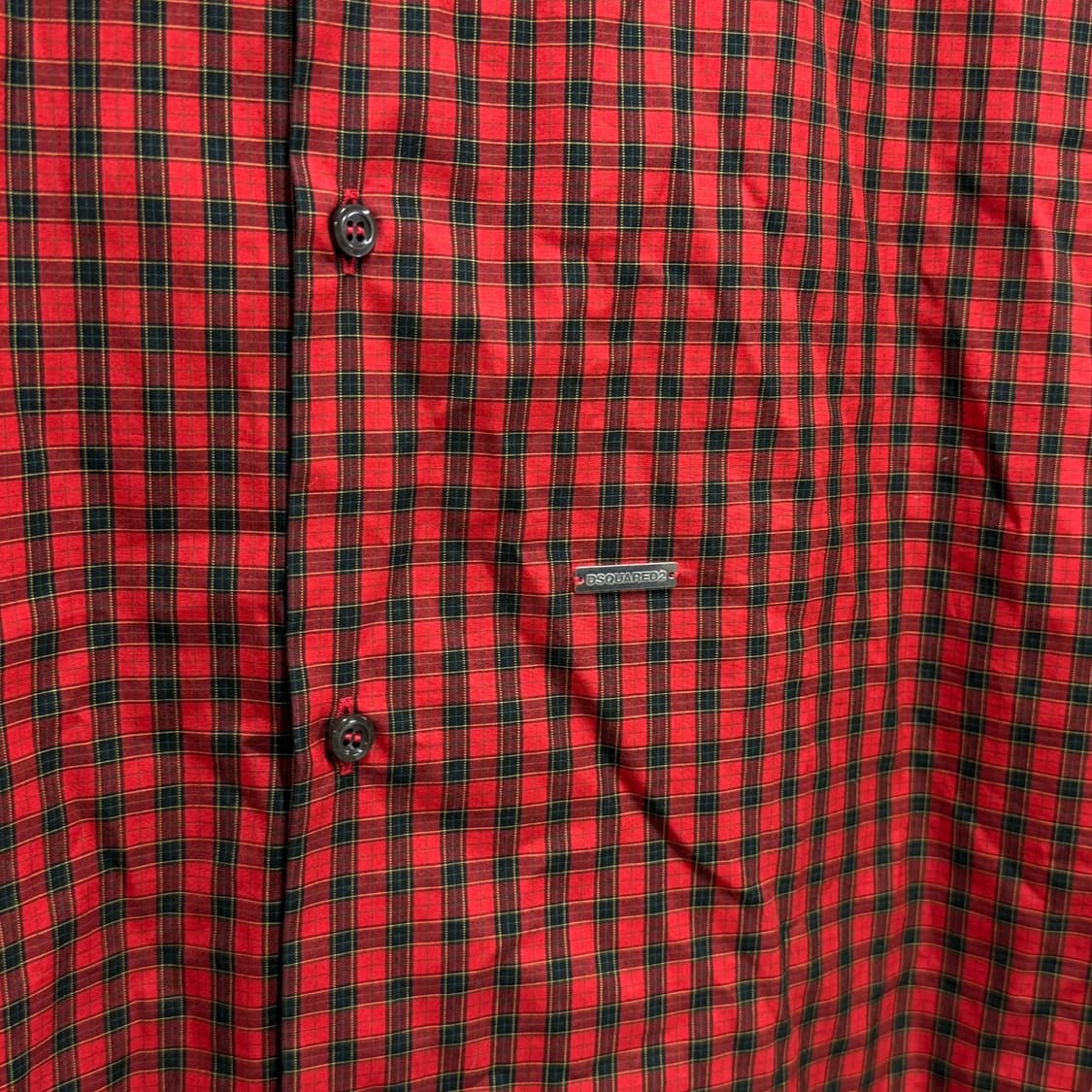 [L] 디스퀘어드2 DSQUARED2 레드 타탄 체크 셔츠 남방 상품이미지5