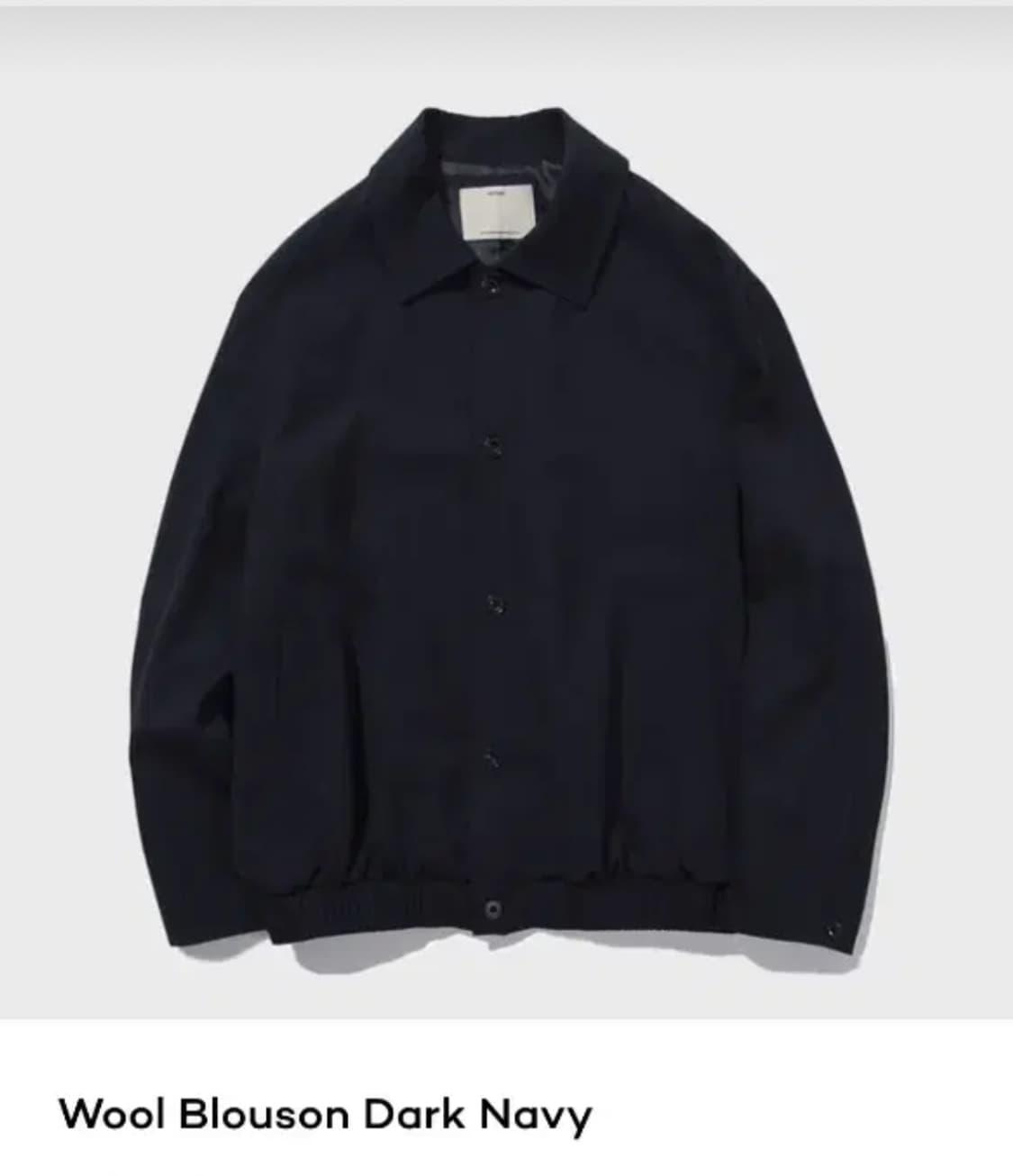 포터리 파인울 블루종 다크네이비 1사이즈 상품이미지1