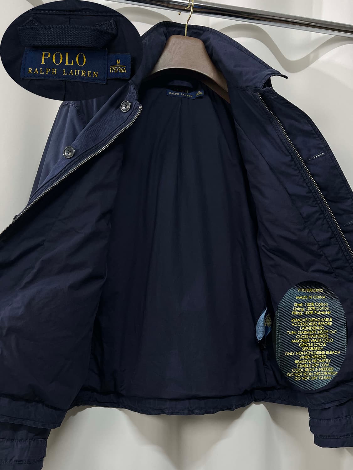 폴로 랄프로렌 로얄네이비 전차병 스텐실 USN A-2 덱자켓 상품이미지3