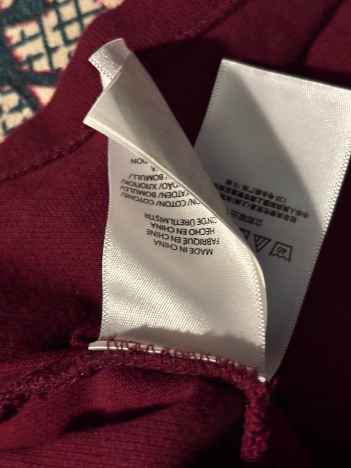 폴로 랄프로렌 빅포니 넘버링 반팔 카라티 버건디 네이비 M 상품이미지7