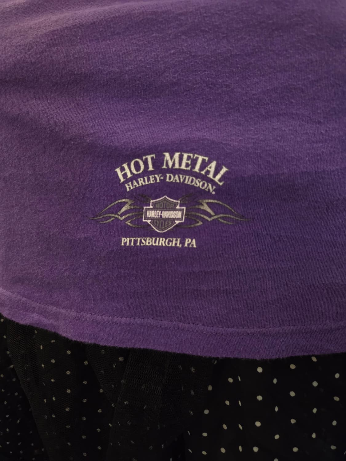 할리데이비슨 퍼플 반팔티 상품이미지6