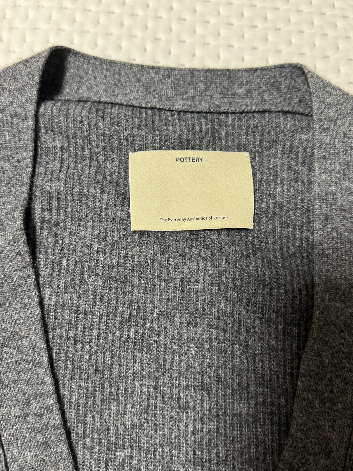 [2] 포터리 컴포트 가디건 차콜 상품이미지2