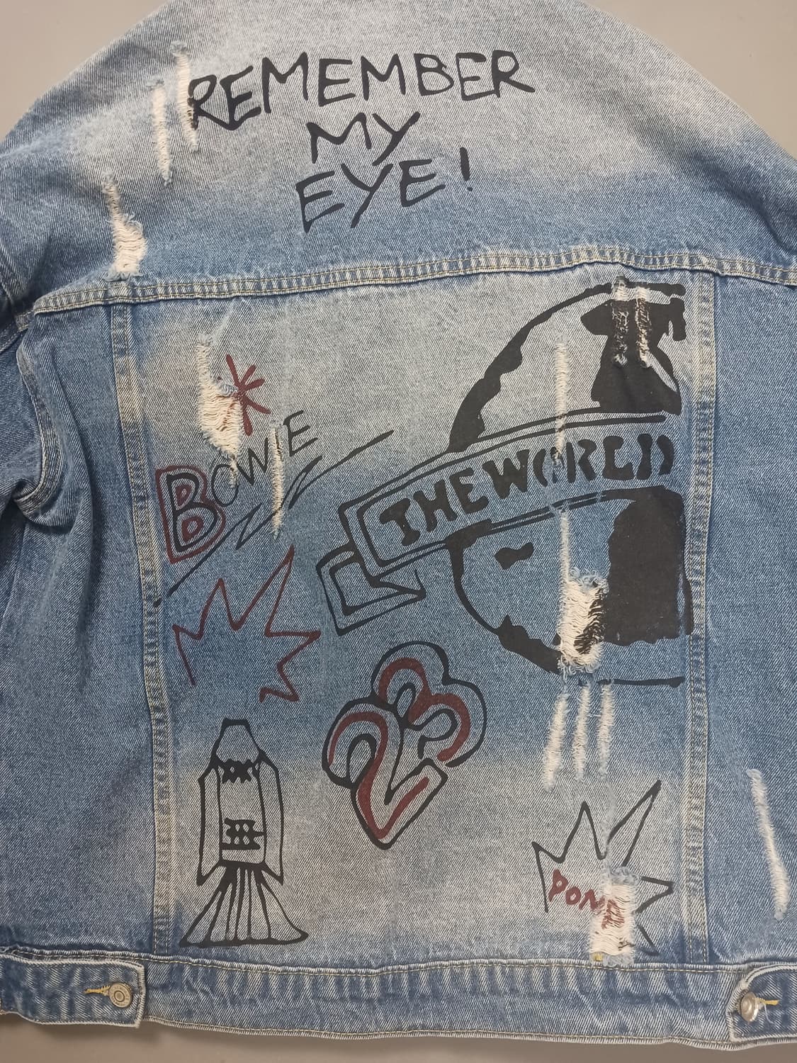 [F] 뱀파이어위켄드 그래피티 워싱 데님 트러커 자켓 상품이미지9