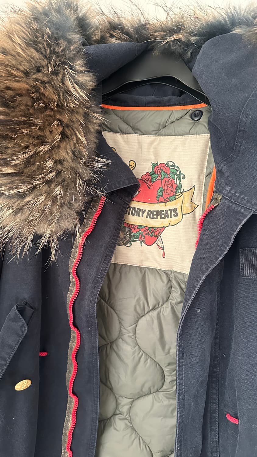 편집샵구매 야상퍼후드 38사이즈 상품이미지3