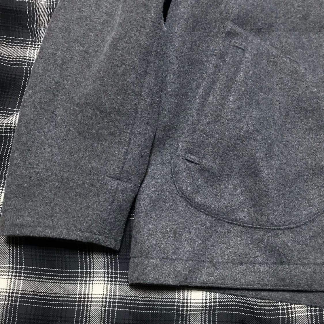 재팬 프릭스 스토어 by 프리덤 라이트 그레이 덱 오버핏 코트 상품이미지5