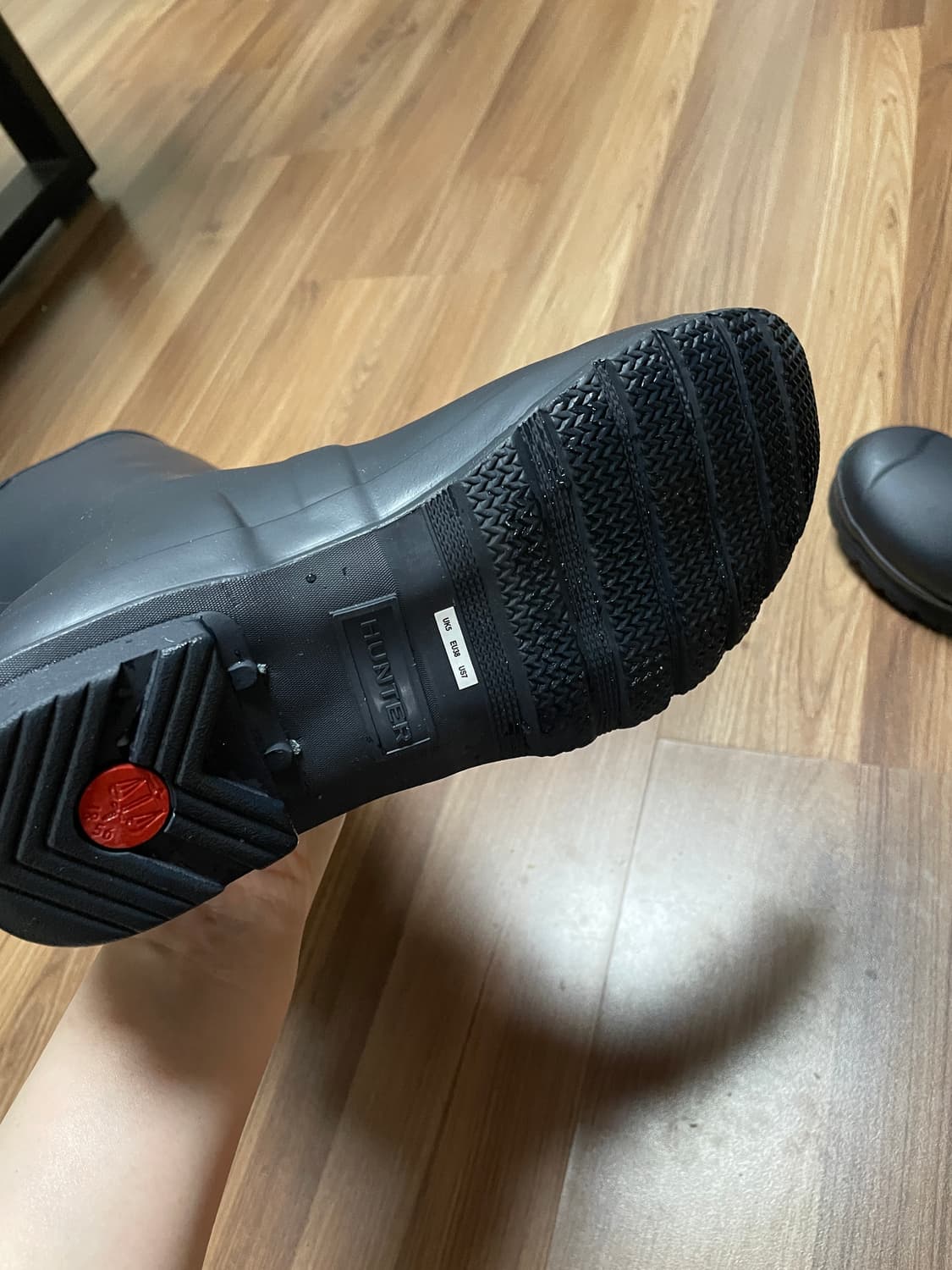 [헌터] 우먼스 오리지널 백 어드저스터블 톨 레인부츠 WFT1001RMA 상품이미지6