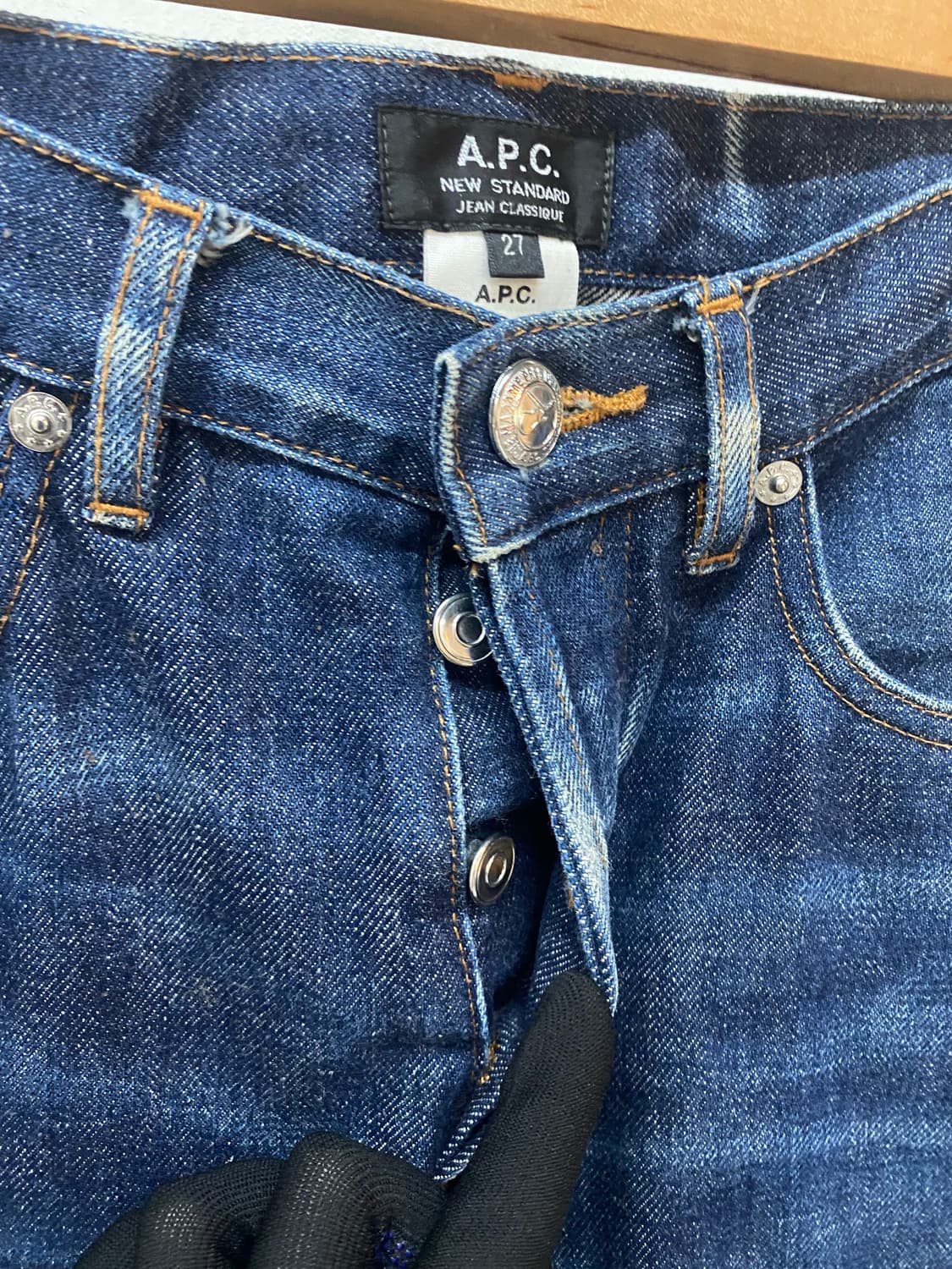 정품 A.P.C. 뉴 스탠다드 데님 청바지 27사이즈 상품이미지4