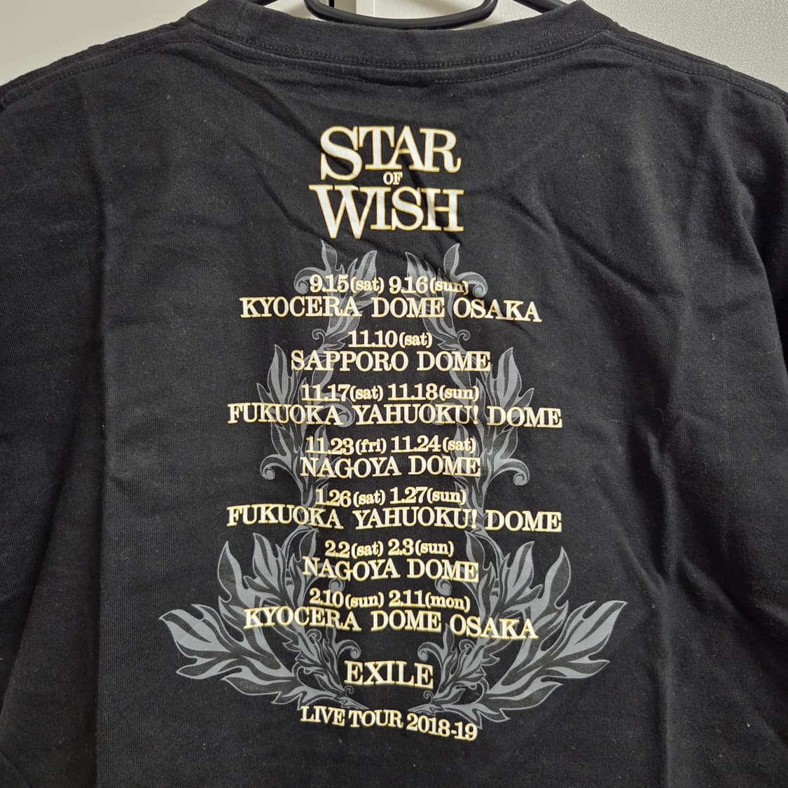 Exile 밴드 투어 반팔 티셔츠 M-L(95-100) 상품이미지6