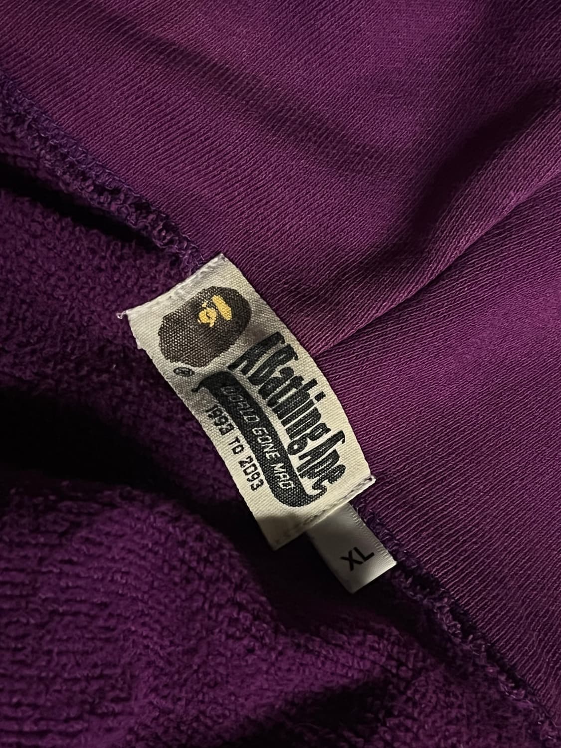 베이프 퍼플 카모 샤크 후드집업 상품이미지3