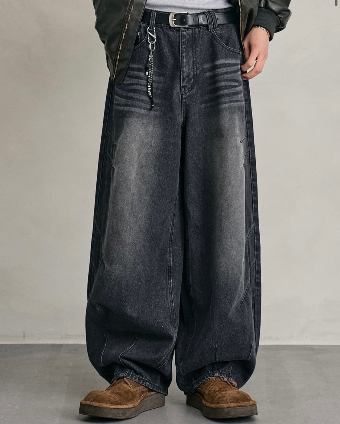 [30] 데케트 벌룬 와이드진 상품이미지1