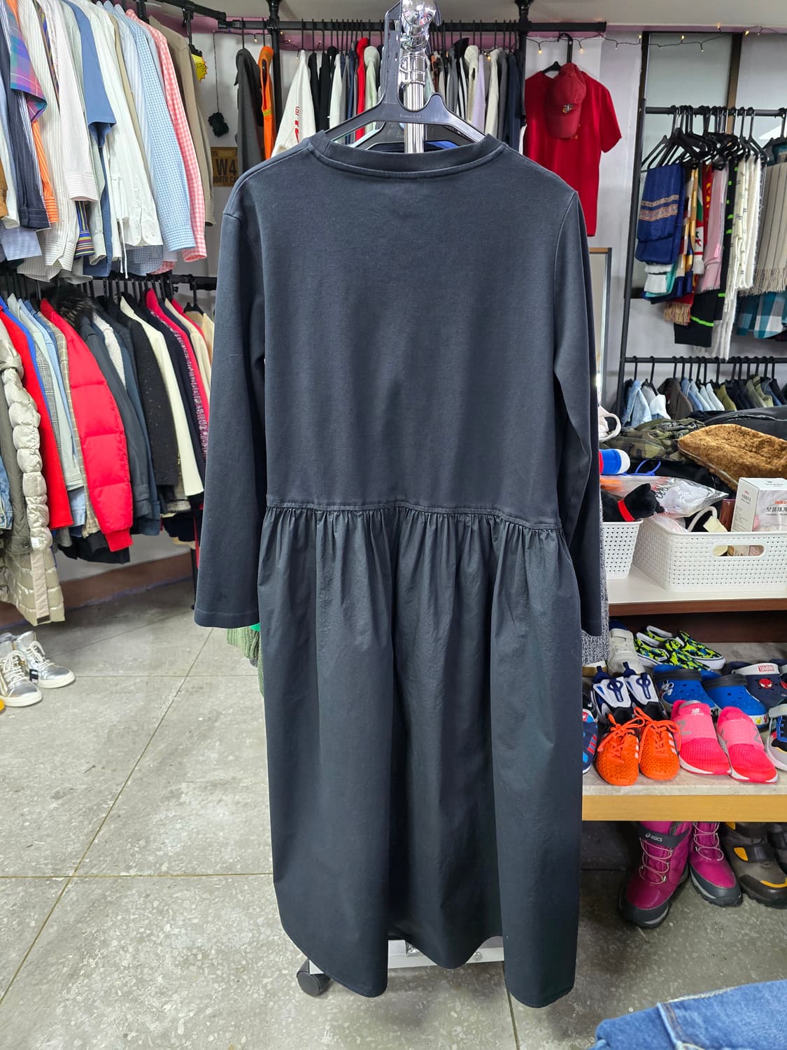 COS 코스 블랙 롱원피스 (1433) 상품이미지2