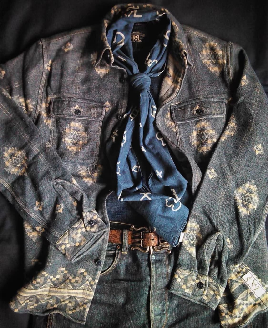 RRL 더블알엘 웨스턴셔츠 L 상품이미지2