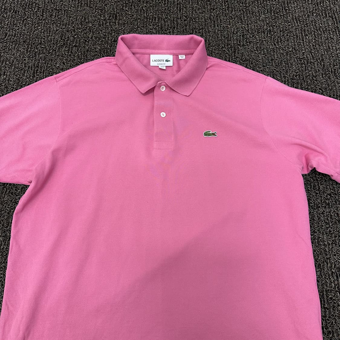 라코스테 여성 카라티 반팔티셔츠 핑크 XL 상품이미지2