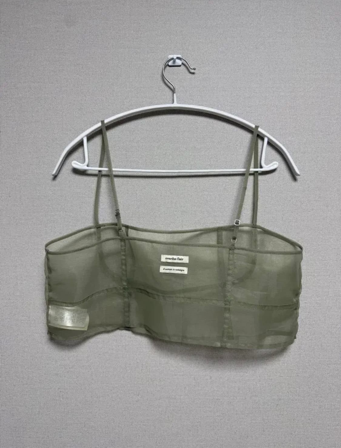 오버듀플레이어 시스루 탑 뷔스티에 상품이미지2