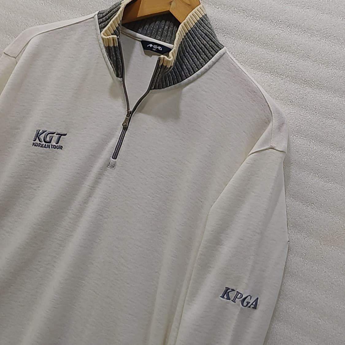 어헤드 KGT 골프 따뜻한 반폴라 반집업 니트 남성 L XL 사랑봉봉 상품이미지3