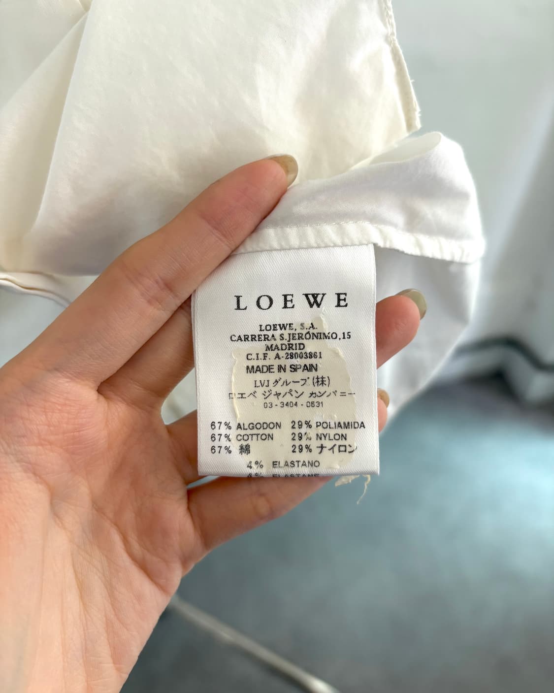 LOEWE 로에베 화이트 셔츠 상품이미지4