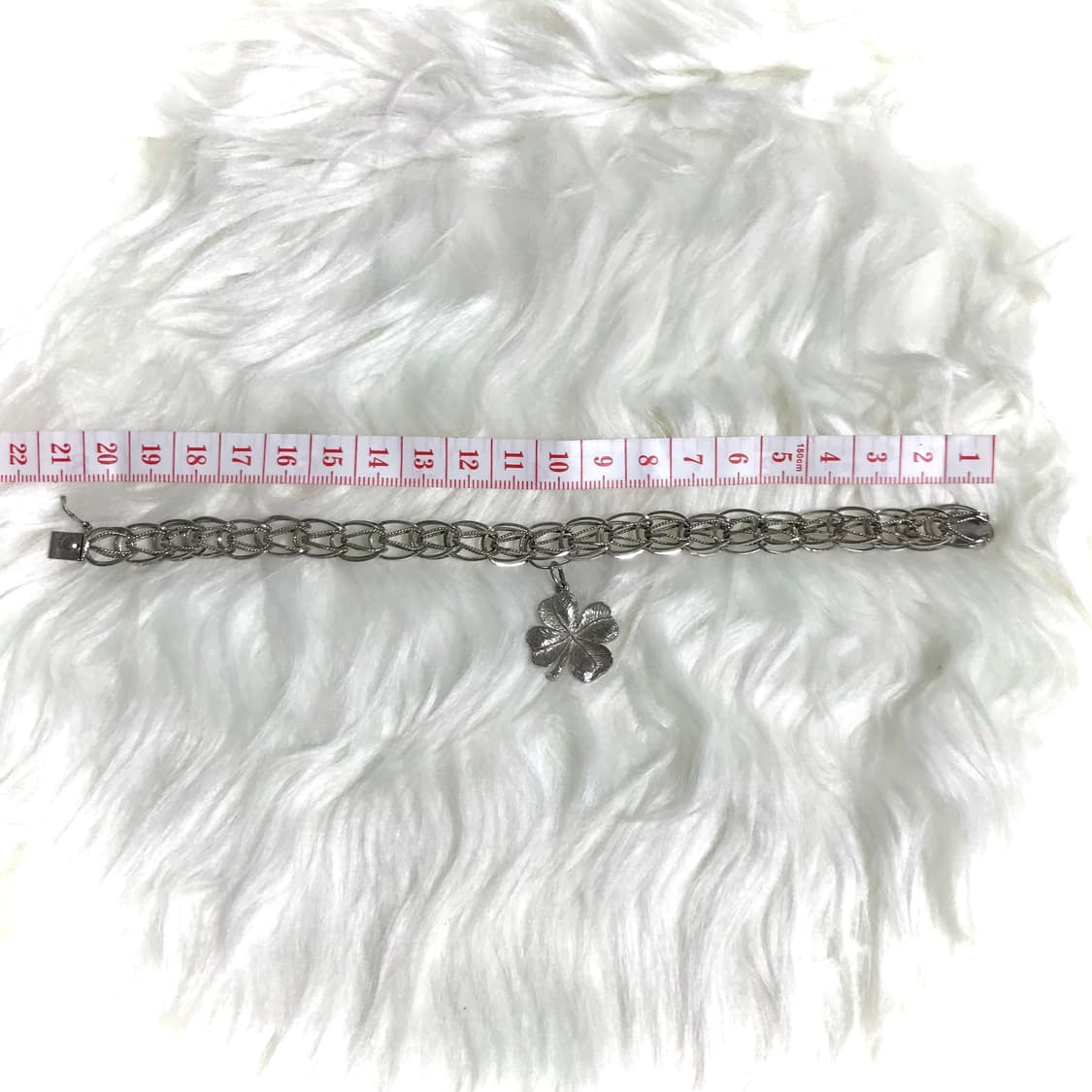 빈티지 네잎클로버 체인 팔찌 상품이미지5