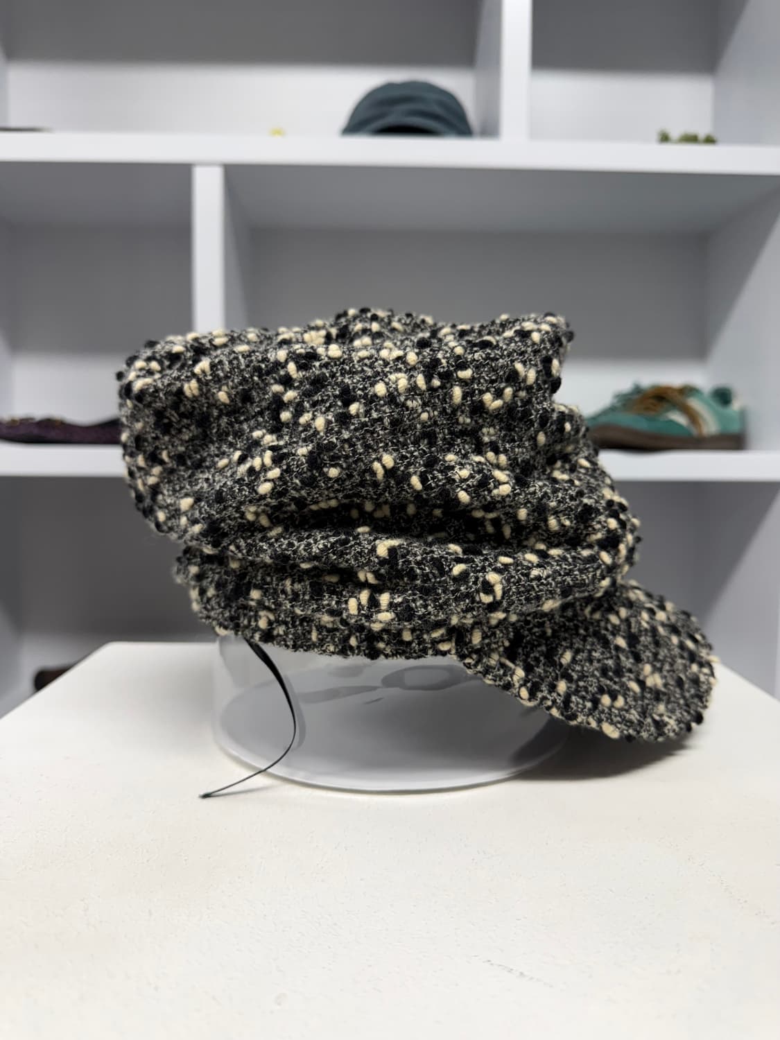 ca4la 트위드 캡 상품이미지3