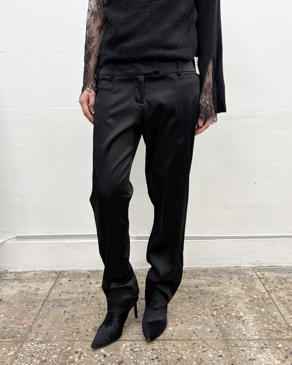 빈티지 새틴 트라우저 상품이미지1