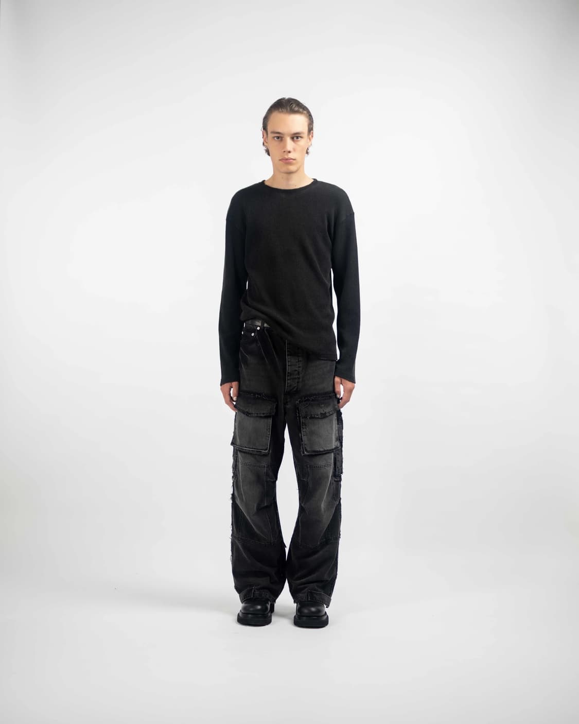 O.files 카고 데님 진 S 상품이미지1