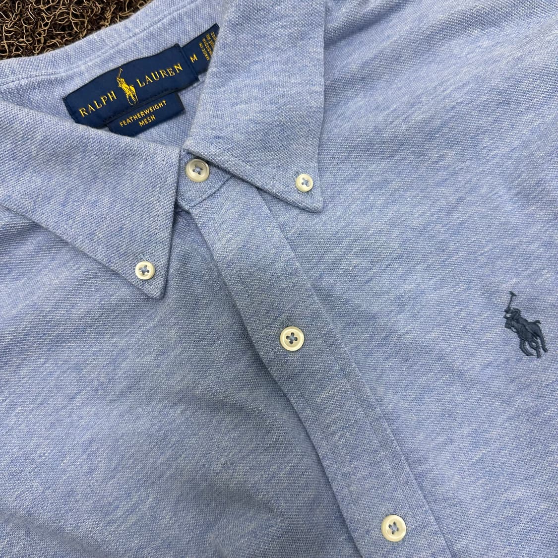 POLO 폴로 랄프로렌 긴팔 남방 셔츠 하늘색 M 상품이미지3