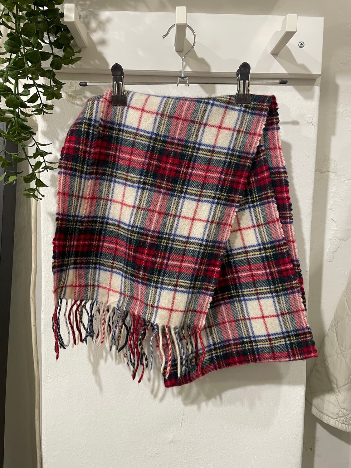 christmas soft check muffler 상품이미지4