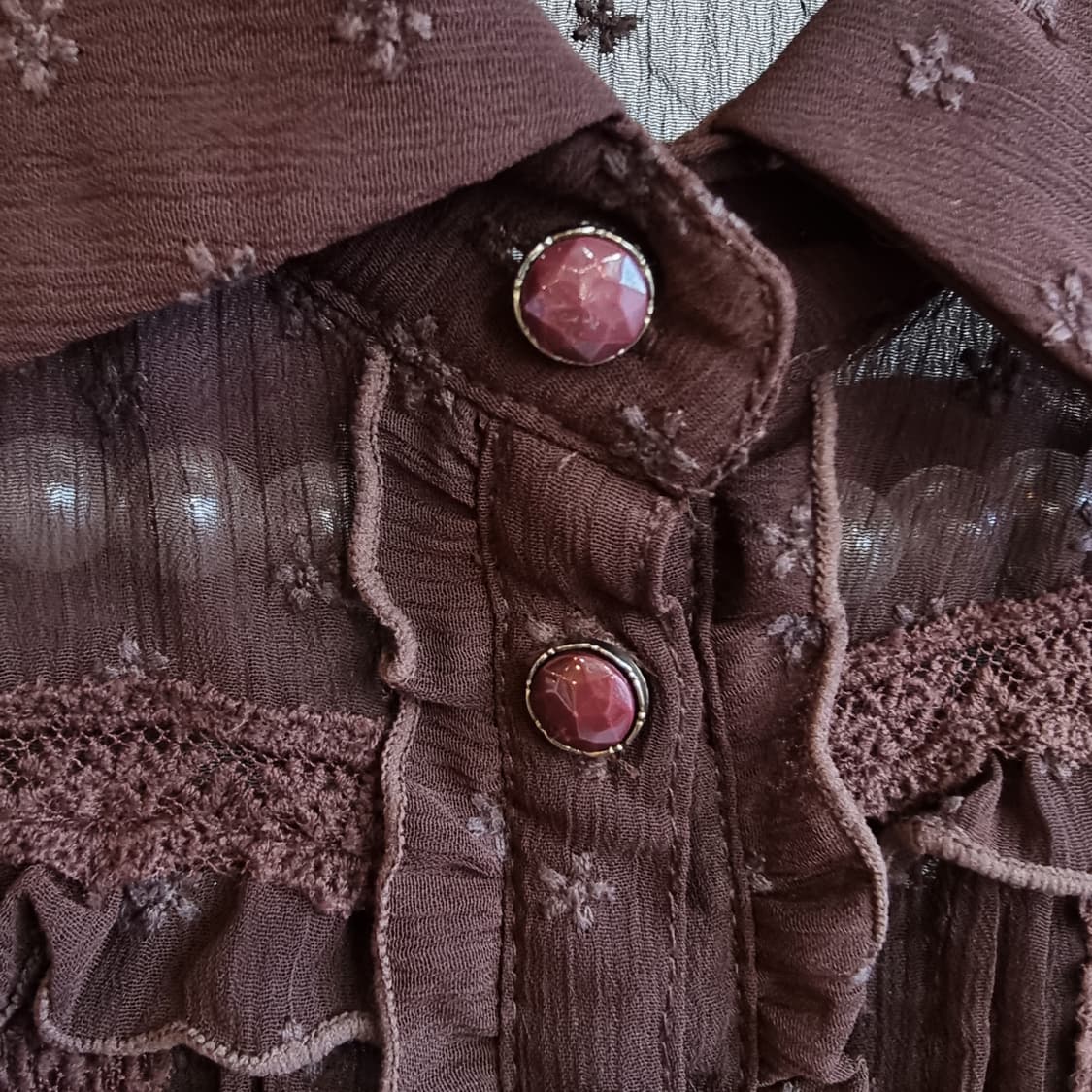 리즈리사 초코무드  블라우스 상품이미지3