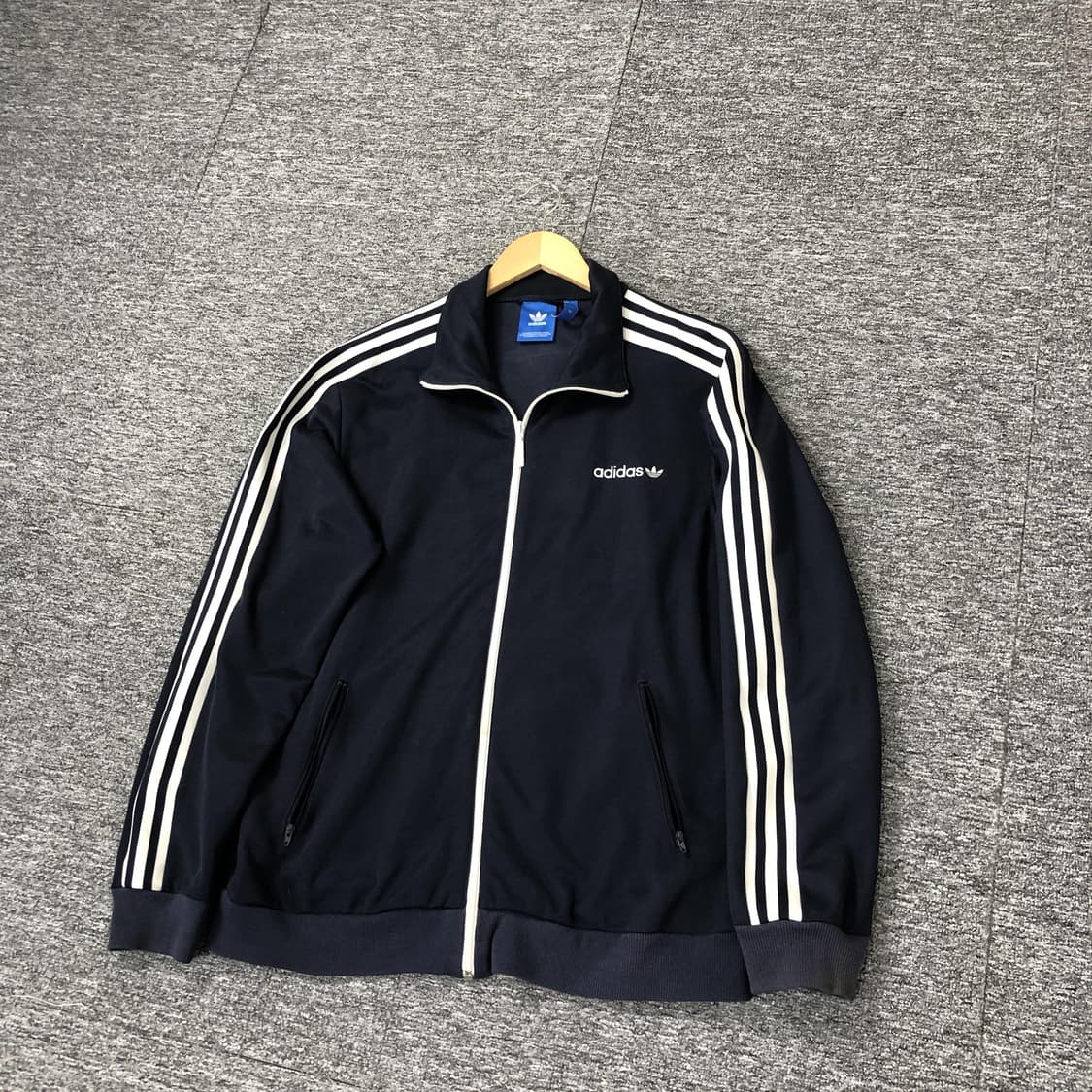 아디다스 정품 베켄바우어 황금사이즈 져지 네이비 상품이미지2