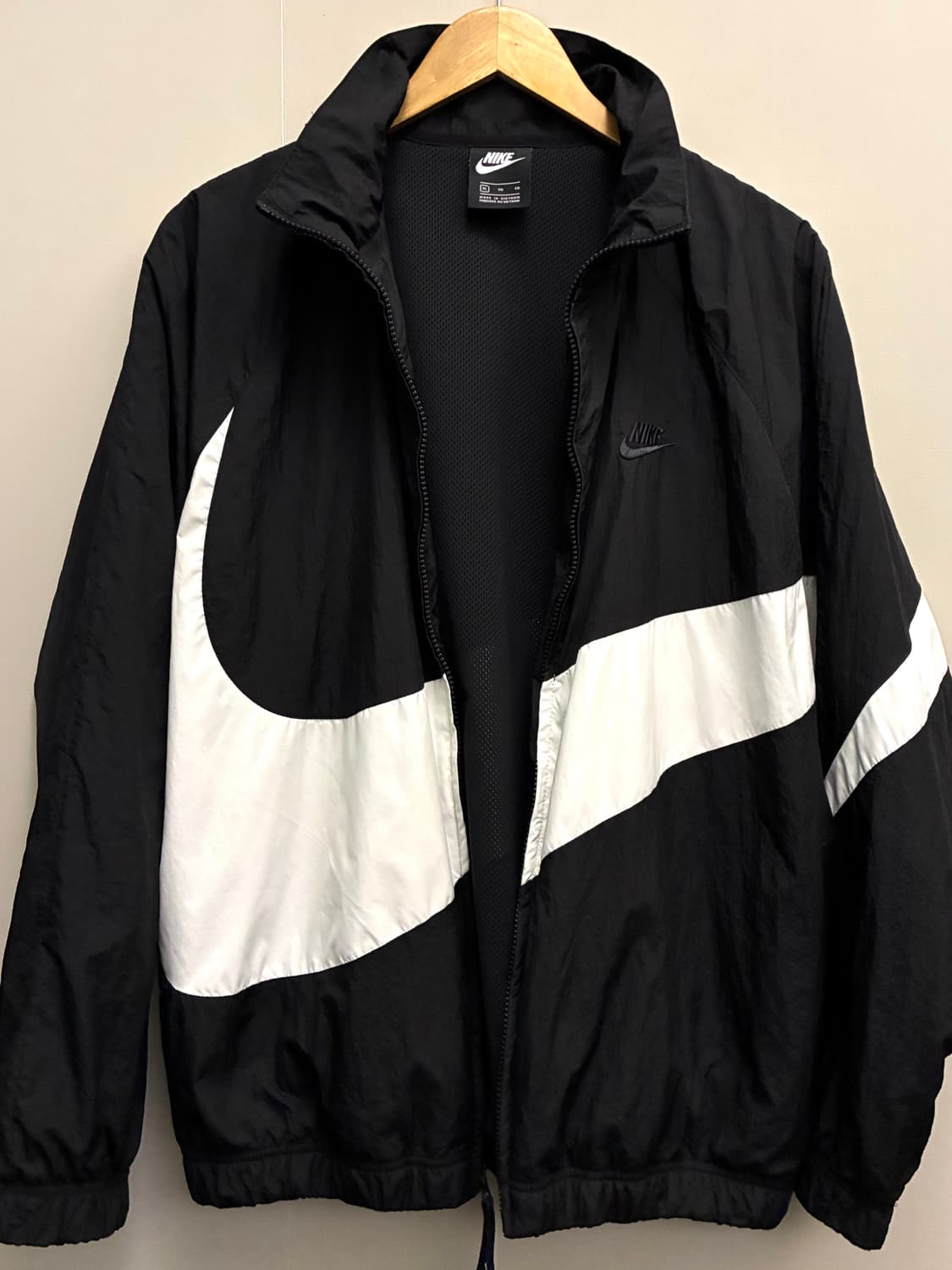 (XL)나이키 빅스우시 우븐 블랙 나일론 바람막이자켓  나이키 빅스우시  상품이미지9