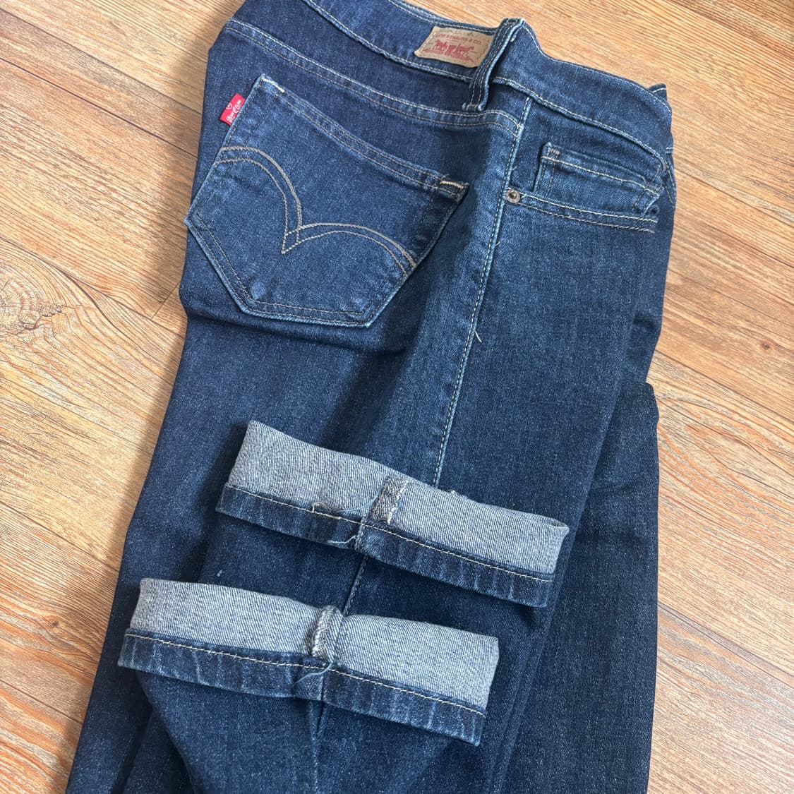 리바이스 28 청바지 진청 스판 데님 504 미국 수입 정품 상품이미지5