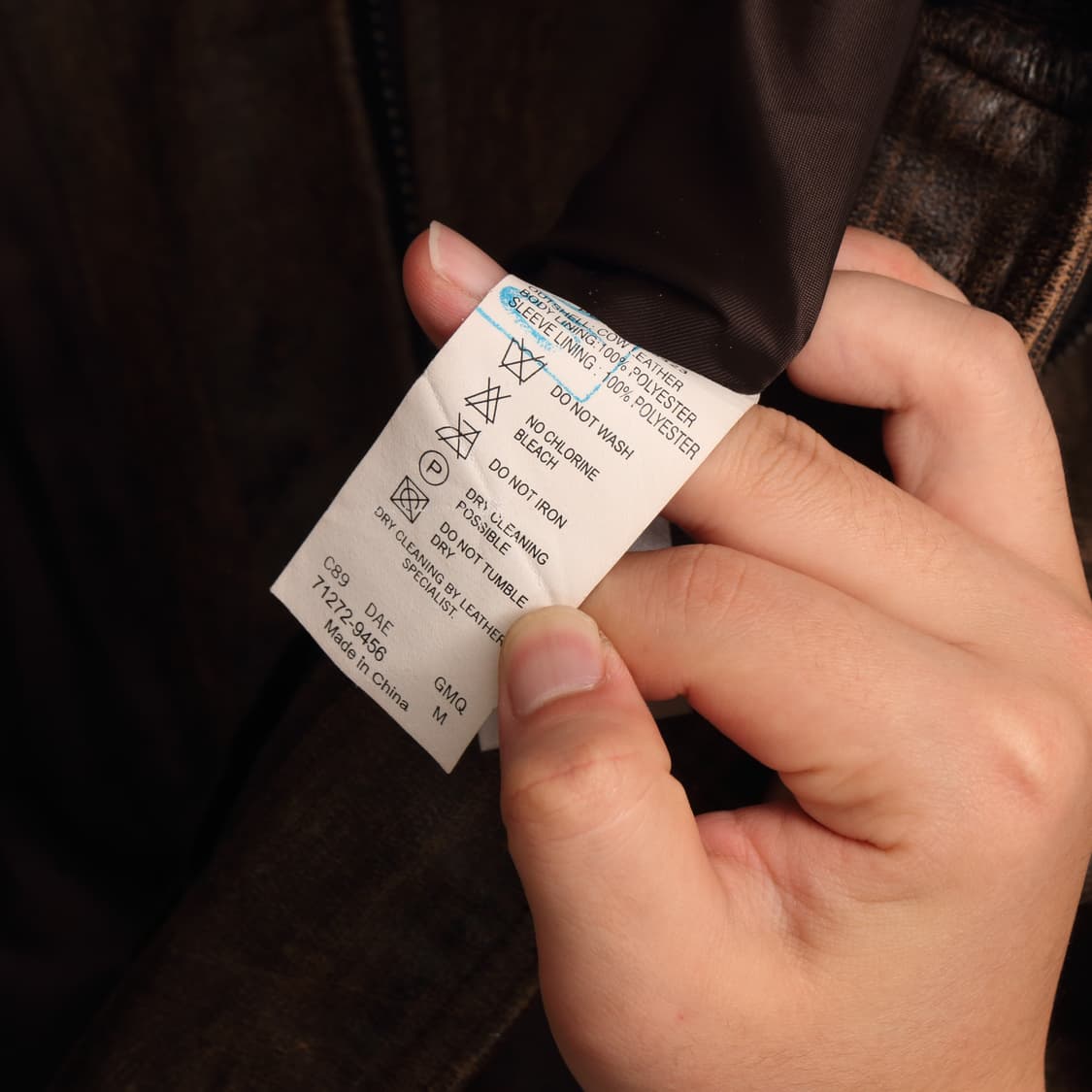 00'S 리바이스 레더 라이더 자켓 A1352 상품이미지5