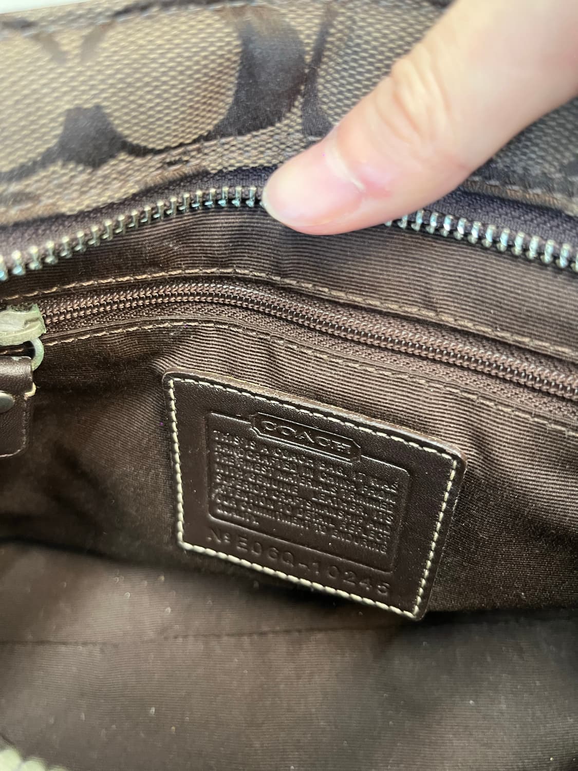 Coach Brown Square Bag 상품이미지6