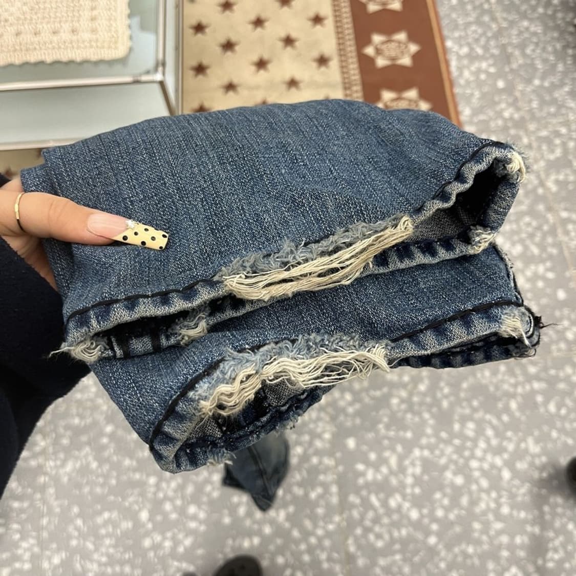 트루릴리전 빌리슈퍼티 Y2K 락시크 데님팬츠 28인치 C09968 상품이미지8