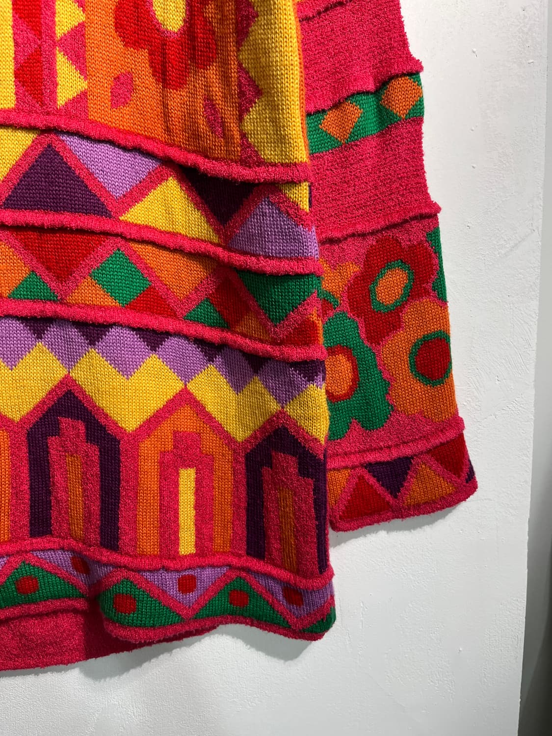 Vintage flower knit 울 혼방 상품이미지5