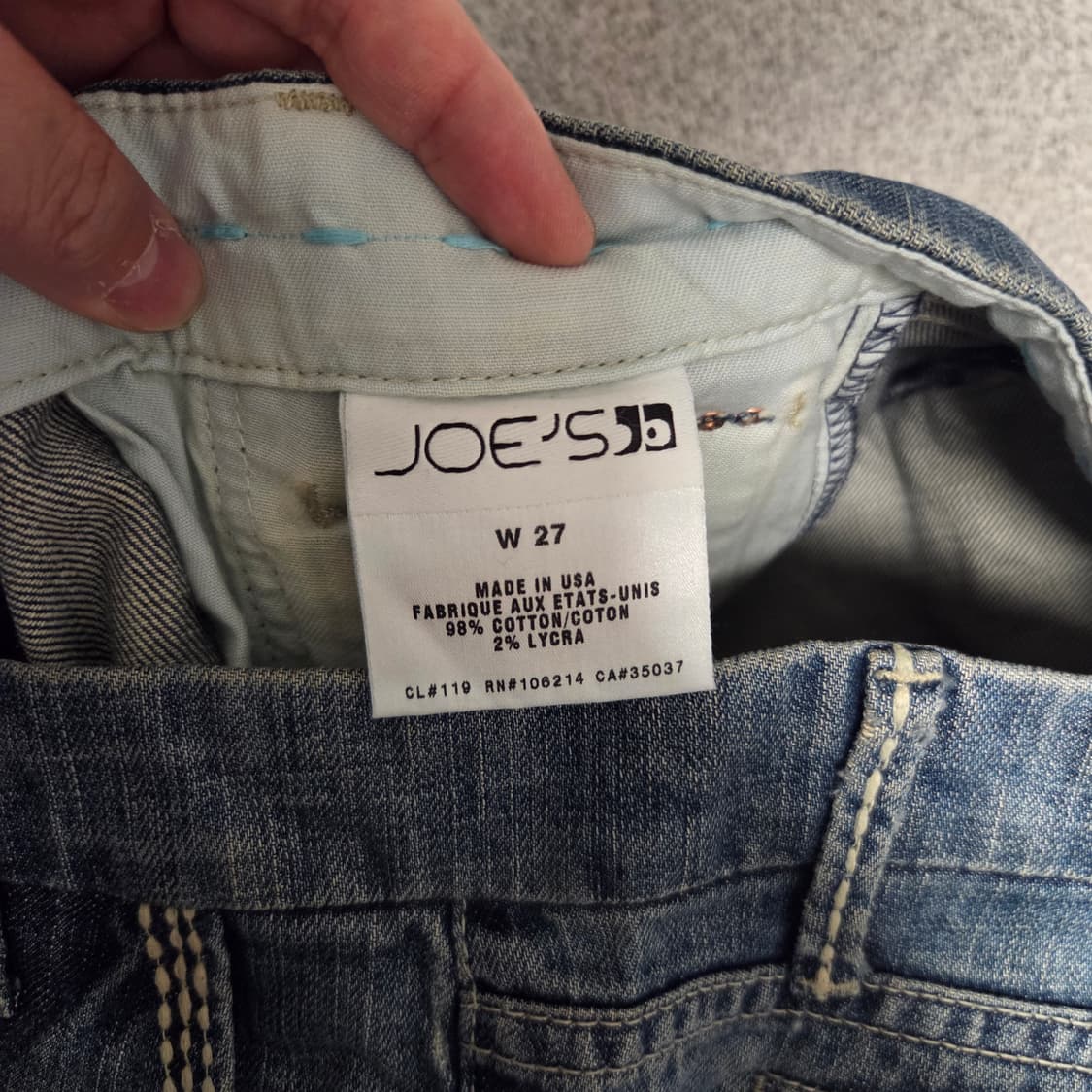 미국제 Joe's Jeans 웨스턴 플레어 데님 팬츠 29-30 상품이미지5