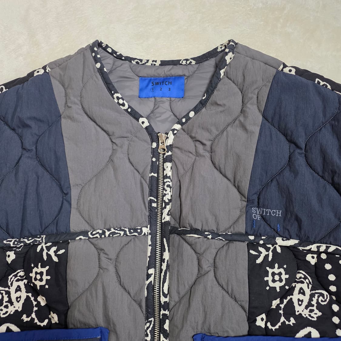 (1)SWITCH123 페이즐리 퀼팅 자켓 상품이미지2