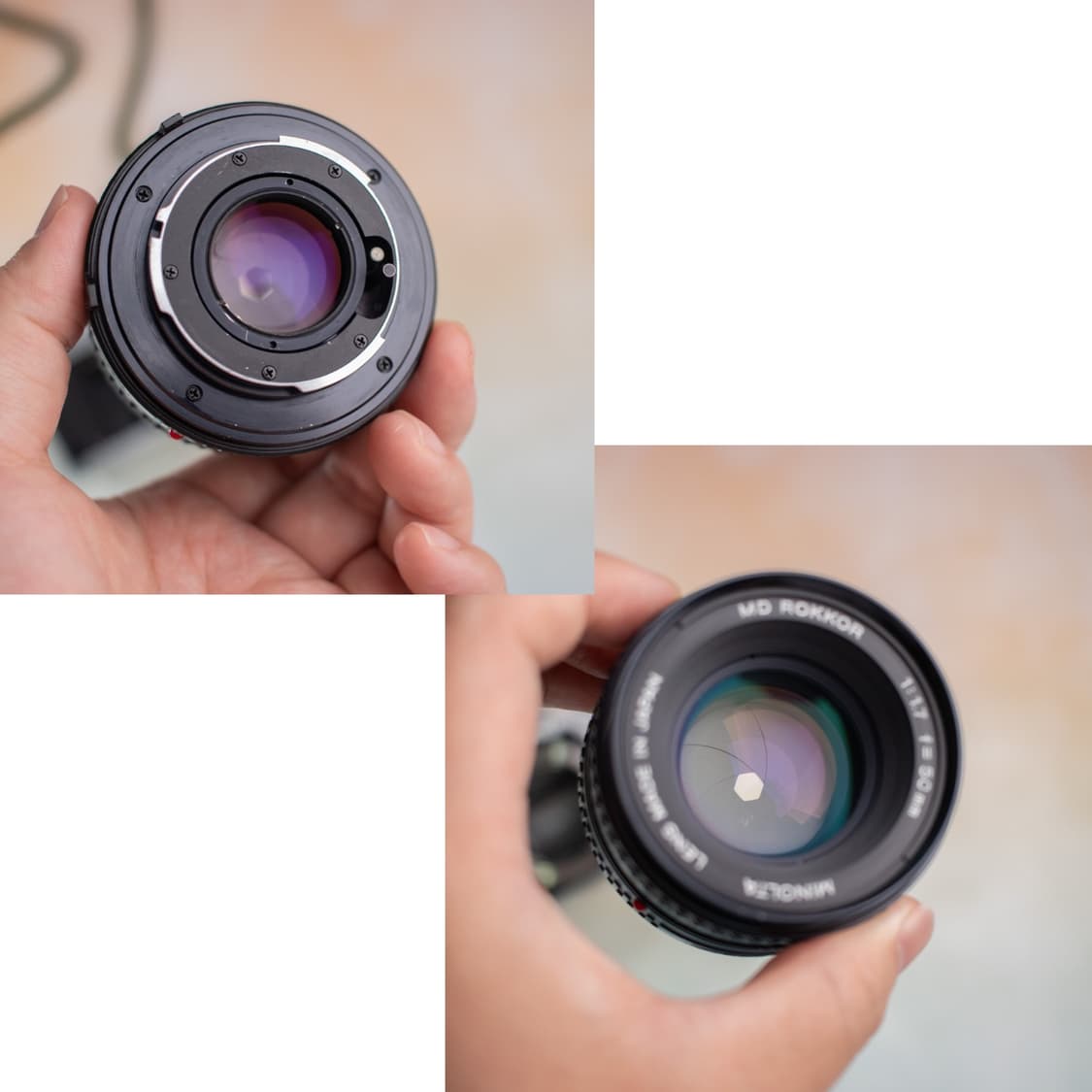 미놀타 x-700 50mm1.7 실버컬러 (전체분해오버홀/보증6개월) 상품이미지8