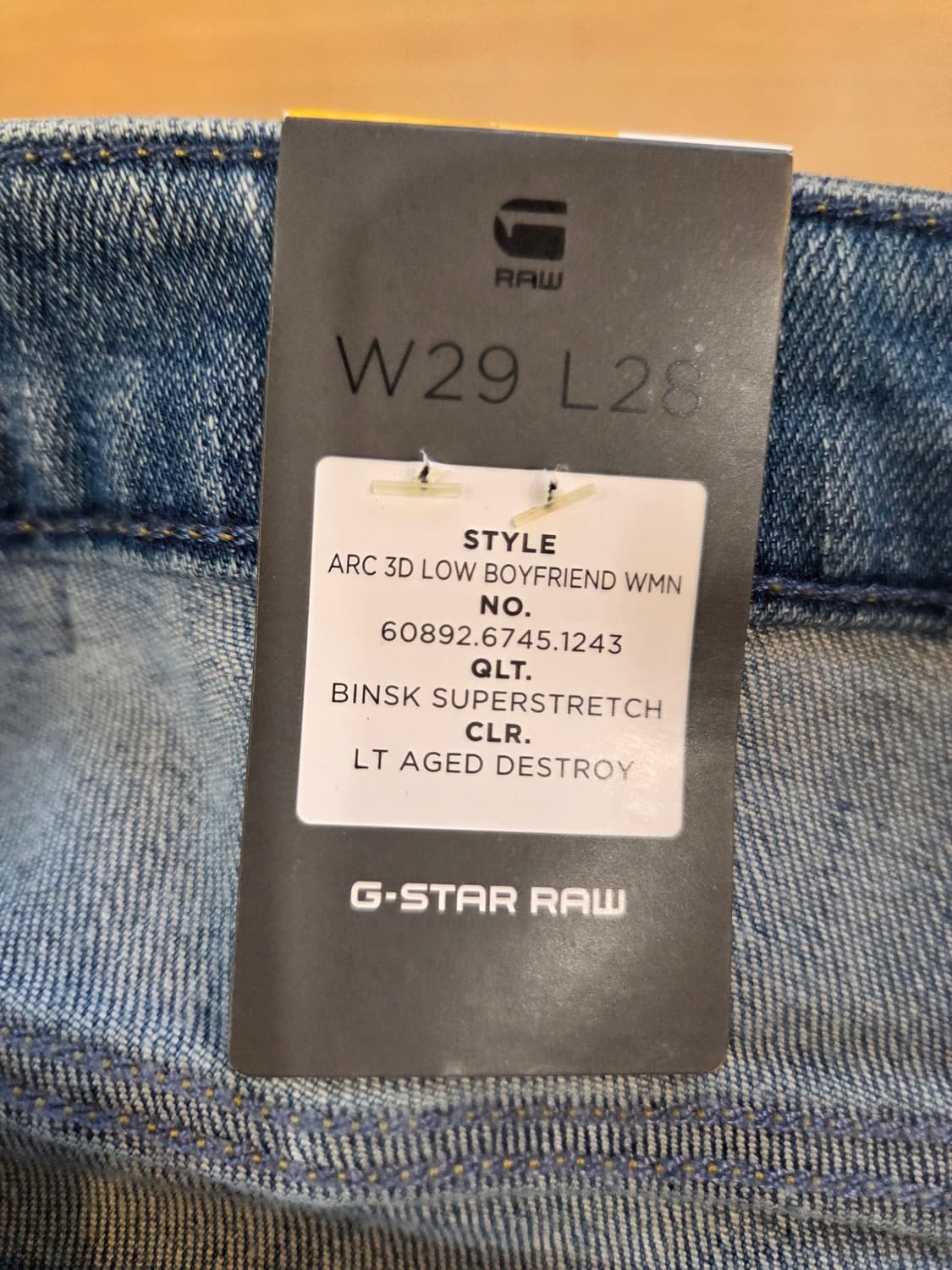 G-Star RAW 데미지 ARC 3D 청바지(W29/L28) 상품이미지5