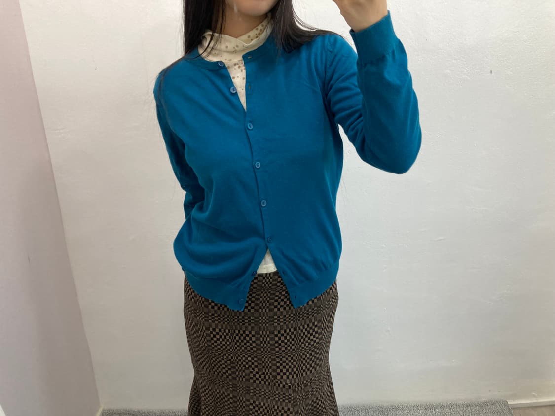 유니클로 블루 가디건 상품이미지2