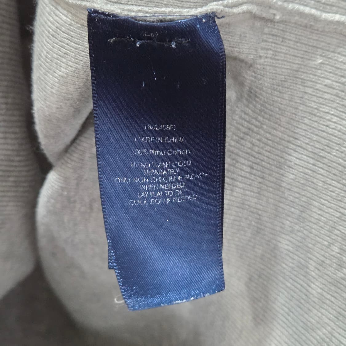 폴로랄프로렌 코튼 브이넥 니트 XL 상품이미지4