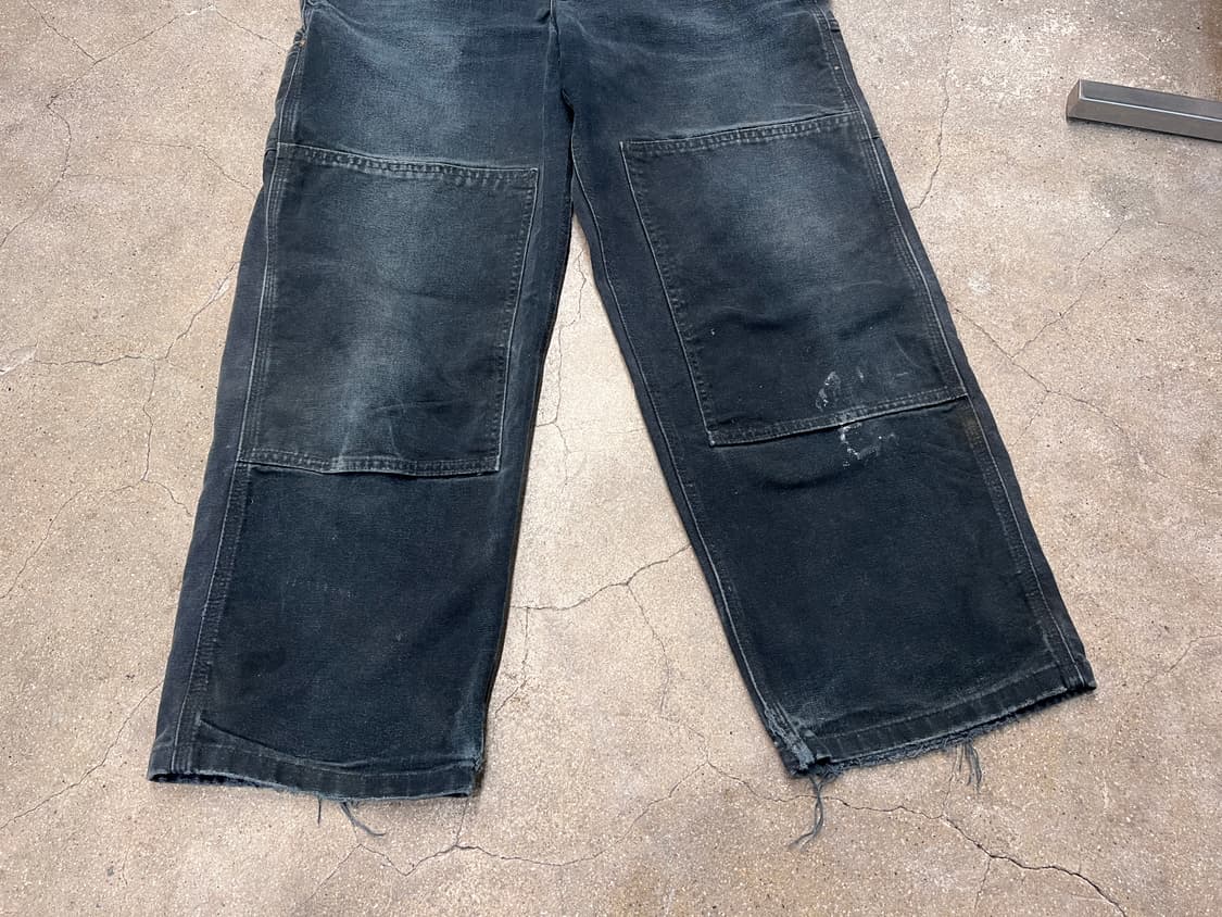 칼하트 더블니 오버롤 BLK  상품이미지3