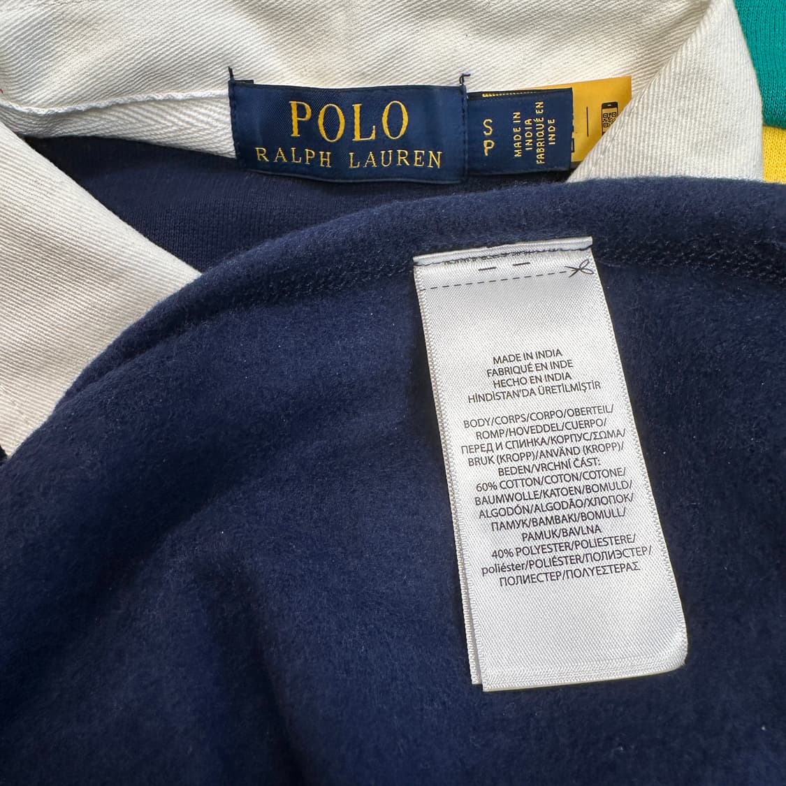 [S] 폴로 랄프로렌 컬러블록 럭비 스웻셔츠 상품이미지4